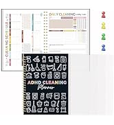 ADHD Cleaning Planner for Women – Reusable Deep Clean Checklists, Gentle Daily &amp; Weekly Cleaning ...