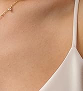 RLMOON Gold Necklaces for Women 14K Gold Plated CZ Diamond Choker Necklace Red Emerald Green Blue...