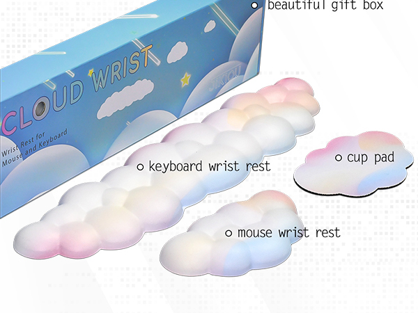cloud keyboard wrist rest