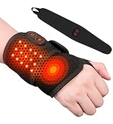 Carecomfi Cordless Hand Wrist Heating Vibration Pad - Relieves Arthritis, Tenosynovitis, and Carp...