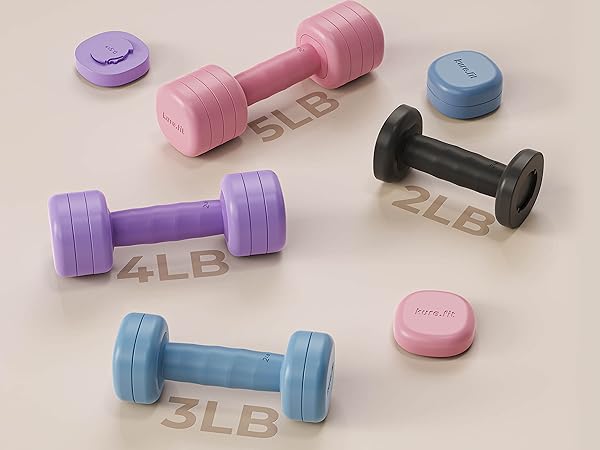 dumbbell set pesas para mujer purple dumbbell set for women weights for at home weifhts changeable
