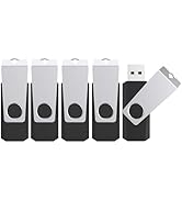 TOPESEL 32GB Flash Drive 5 Pack Bulk, USB2.0 Thumb Drive USB Stick for Data Storage Backup, Jump ...
