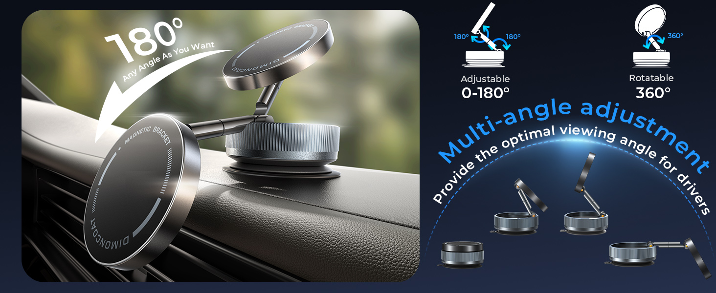 Vacuum Magnetic Phone Holder