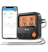 Govee Bluetooth Meat Thermometer, 230ft Range Wireless Grill Thermometer Remote Monitor with Temp...