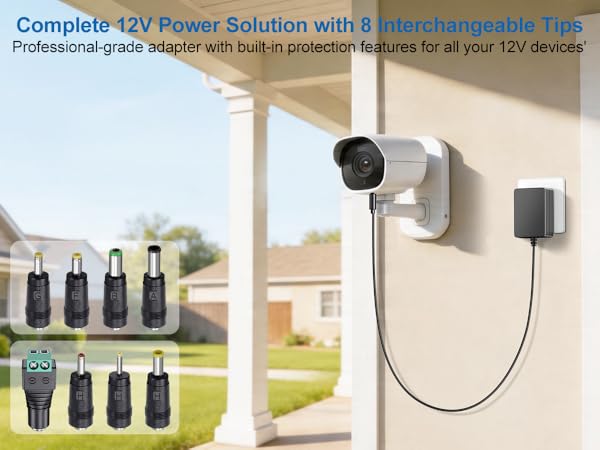 use this 12v power adapter to power your 12v device