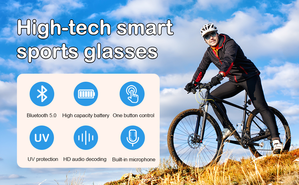 RERBO Smart Audio Glasses