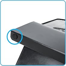 Inclined desk file organizer