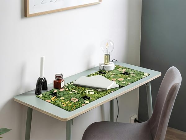 Japanese Anime Cat Large Gaming Mouse Pad Extended Mousepad for PC/Laptop/Office/Home Decor