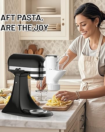 Pasta press attachment for KitchenAid