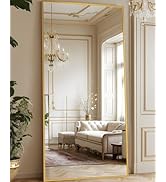 Antok 71"x28" Full Length Mirror, Floor Mirror, Full Length Mirror with Stand, Full Body Floor Mi...