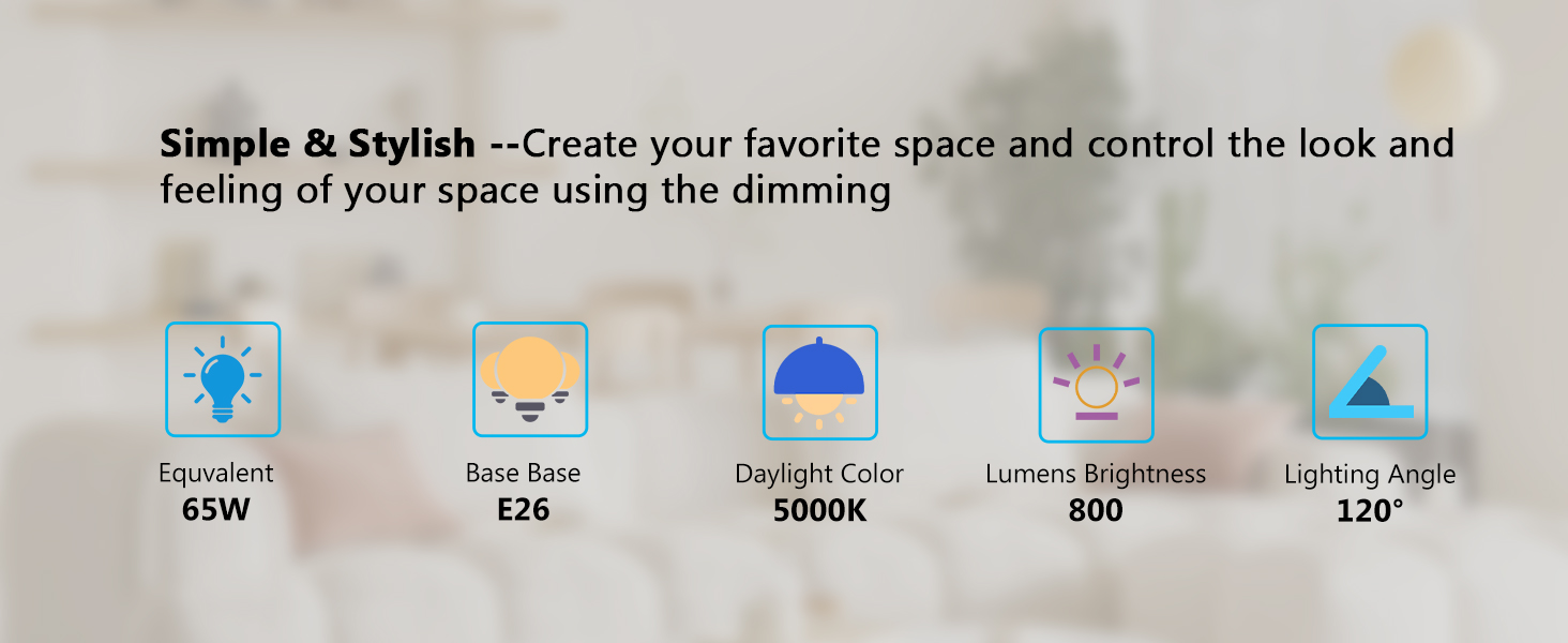 BR30 LED Light Bulbs 5000K 65W Equivalent