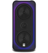 Altec Lansing Shockwave 200 Wireless Party Speaker 180W Bluetooth Speaker with a Long Lasting 12 ...