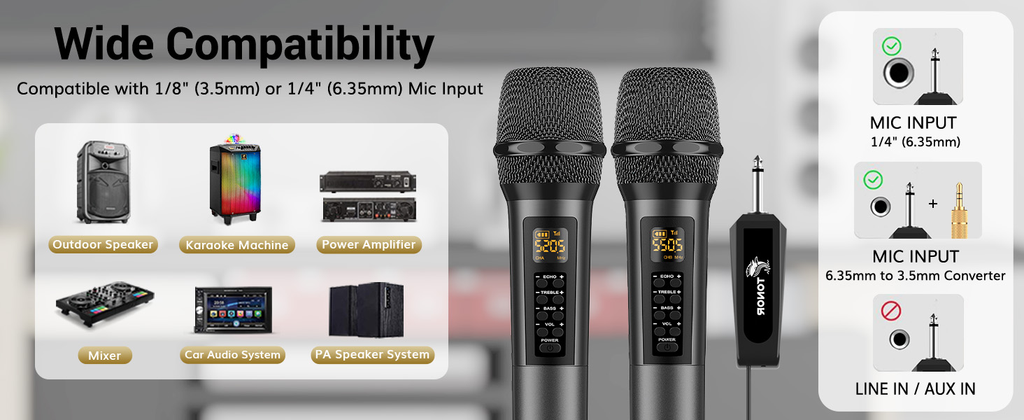 TONOR.Wireless.Microphone.with.Treble.Bass.Echo