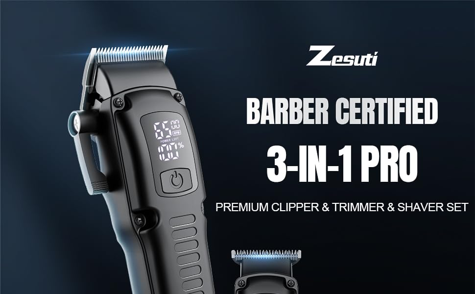 hair clippers for men professional cordless rechargeable hair cutting kit beard trimmer men