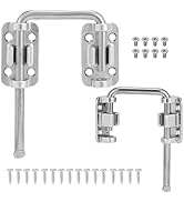 HBL' Patio Sliding Door Loop Lock – Flexible Sliding Door Latch for Uneven or Warped Doors, 2-3/8...