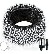 Voice Controlled Smart Christmas Lights Outdoor, 75.8ft 200 LED Extendable String Lights with 7 V...