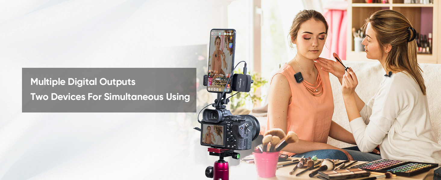 Moman C1 Wireless Lavalier Microphone
