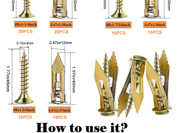 drywall anchors