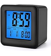 Plumeet Digital Alarm Clock Kids Alarm Clock with Snooze and Nightlight - Easy Setting Silicone C...