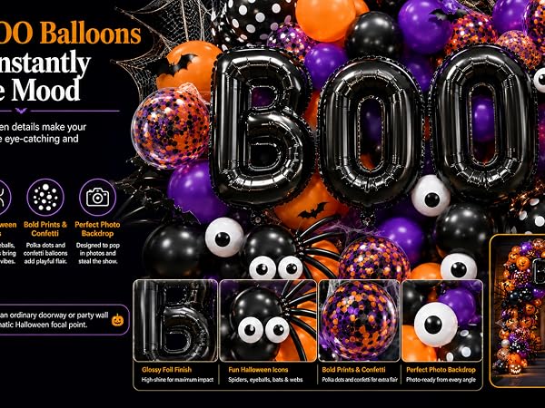 Halloween Balloon Garland