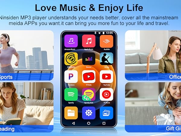 MP4 Player with Bluetooth and WiFi