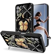 SROJDHFJB Moon Butterfly for T-Mobile Revvl 6 Pro 5G Case with Camera Lens Cover and Screen Prote...