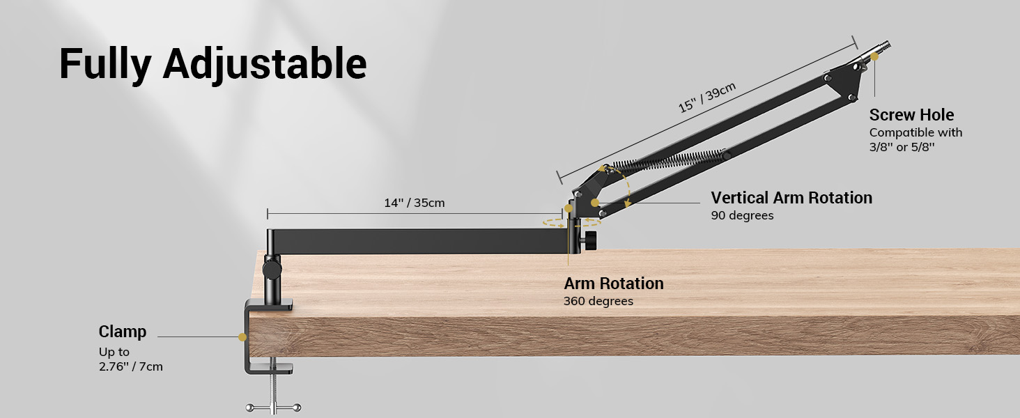 Tonor.Mic.Arm.Desk.Mount