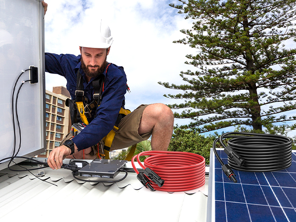 solar extension cord