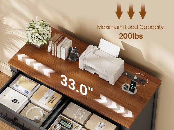 file cabinet with power strip