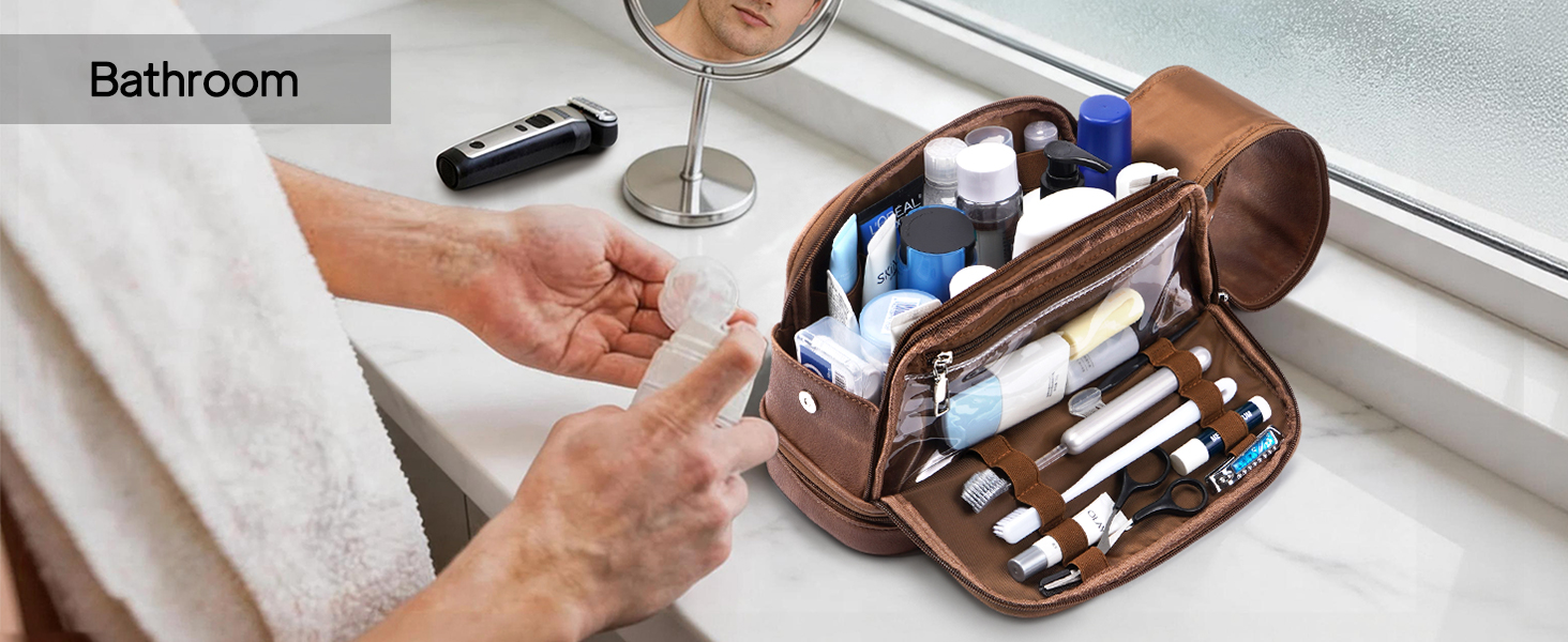 Large Toiletry Bag for Men