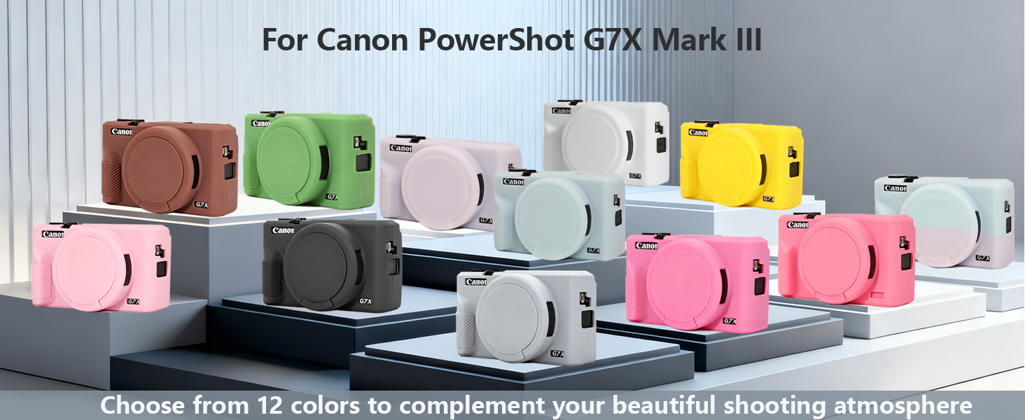 g7x iii brwon white case rubber case camera cover black gx 7 mark iii protector cover