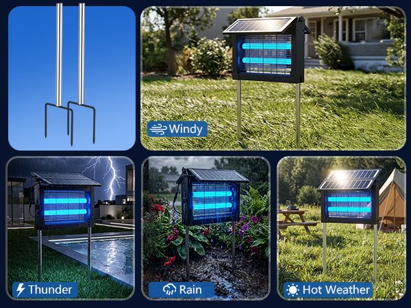 solar powered mosquito zapper