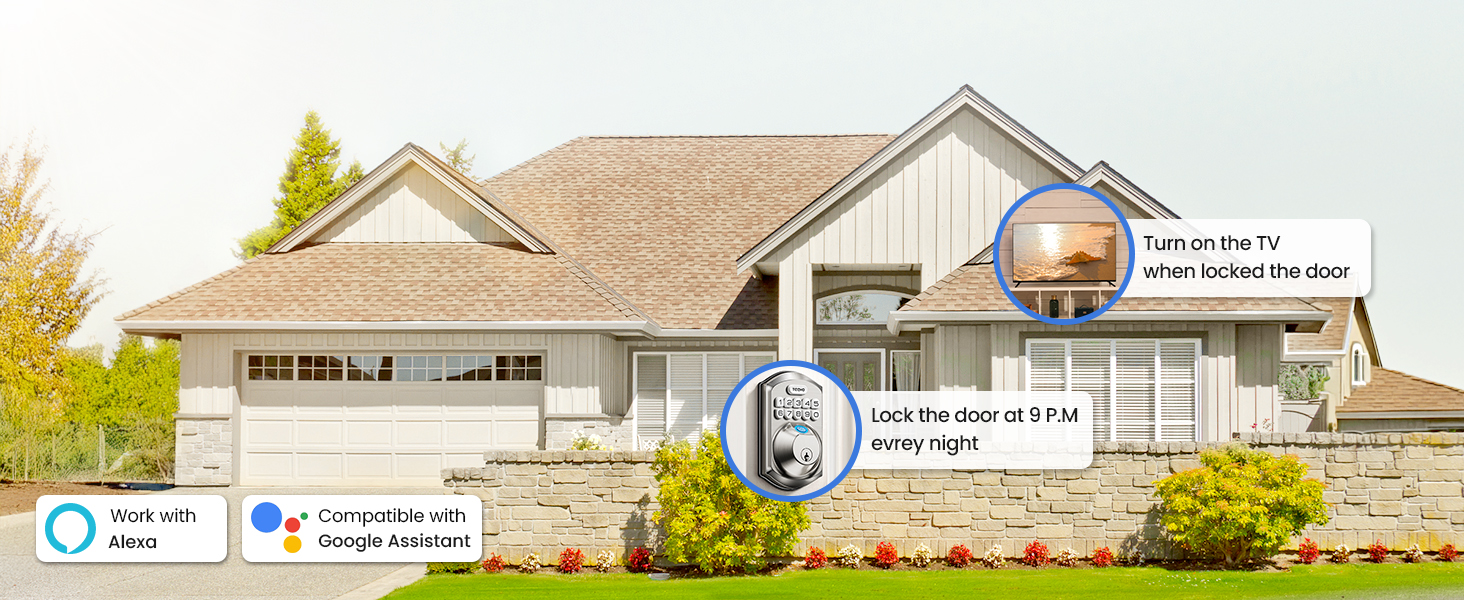 Works with Alexa and Google for smart home integration