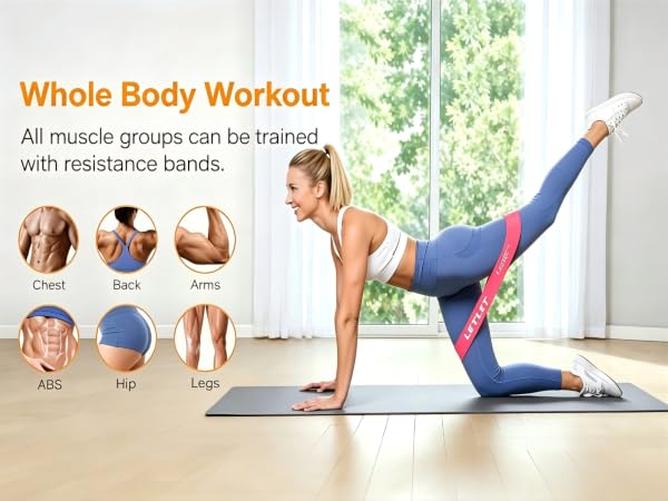 This 5-band set provides variable resistance (light to heavy) to grow with your fitness journey