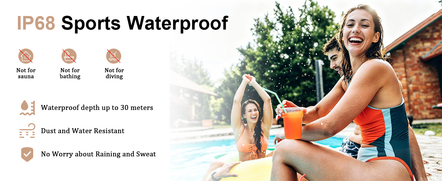 IP68 Sports Waterproof