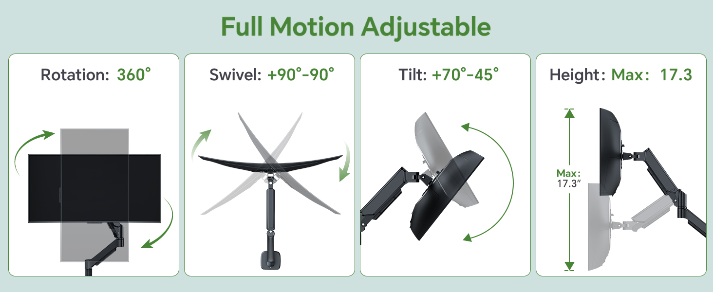 monitor arms for 2 monitors