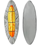 Frelaxy 420D Kayak Cover, Heavy Duty Waterproof UV Resistant Kayak Covers for Outdoor Storage, Ul...