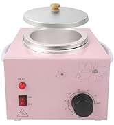 Portable Wax Warmer Machine for Painless Hair Removal, Women Men Professional Wax Heater with Adj...