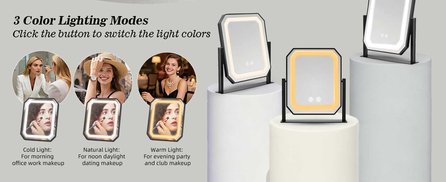 makeup mirror with lights