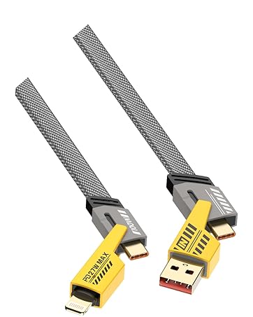 4 in 1 charging cable fast usb c universal phone carry data reciprocal usb-c cord line multi