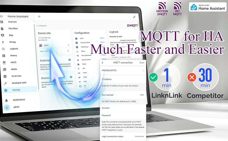 MQTT for HA, Much Faster and Easier