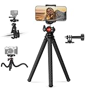 NEEWER Flexible Phone Tripod, Small Mini Camera Webcam Desk Stand, Hidden Cell Phone Holder &amp; Act...