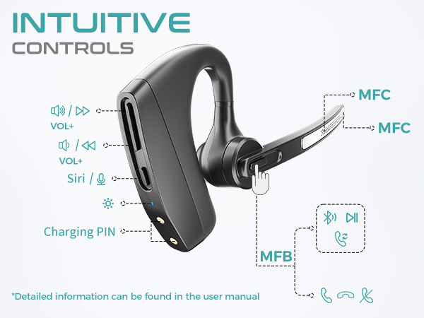 K30 bluetooth headset with dangle