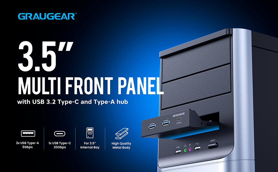 What is a front panel PC?