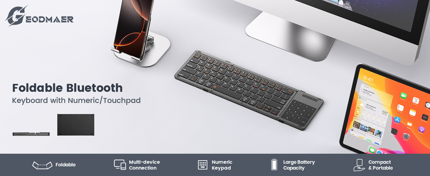 foldable bluetooth keyboard
