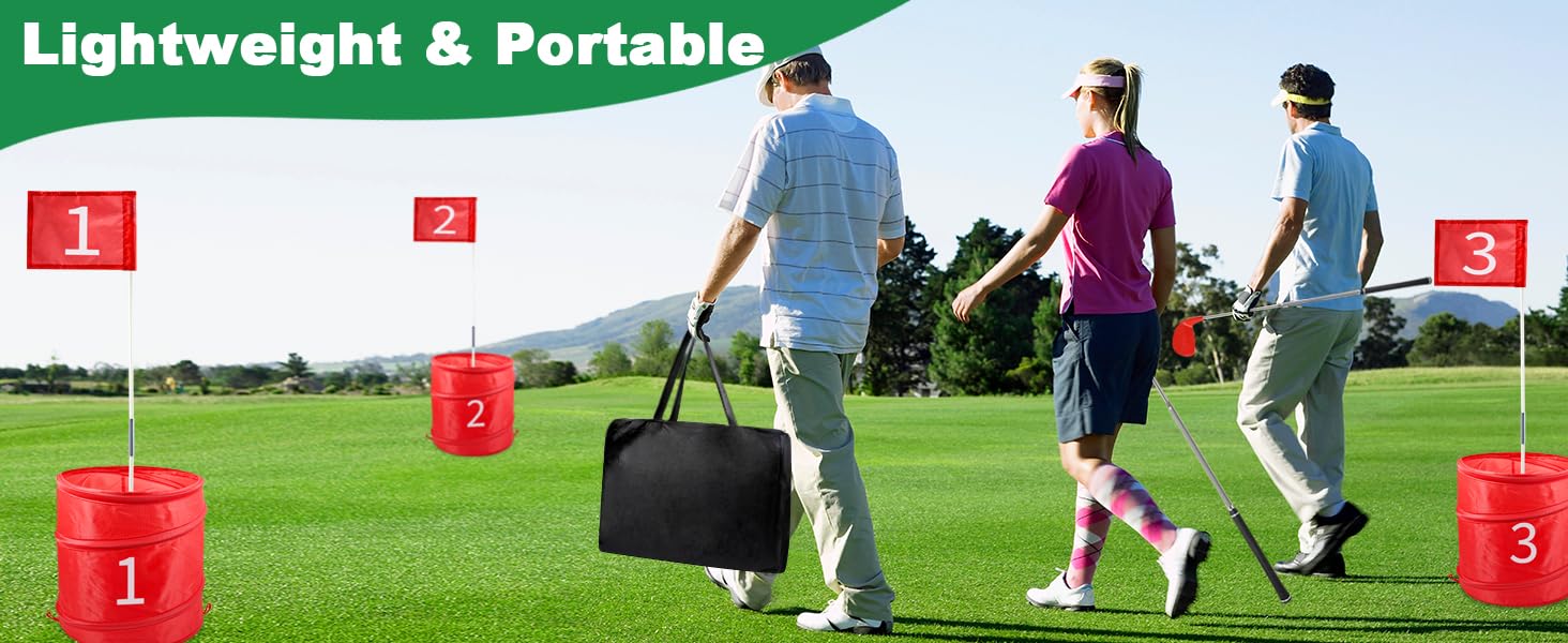portable golf game set