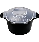 Professional Large Micro Cookware 2 Quart, Microwave Steamer for Vegetables, Cooker for Microwave...