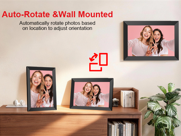 frameo 10.1 inch smart wifi digital photo frame