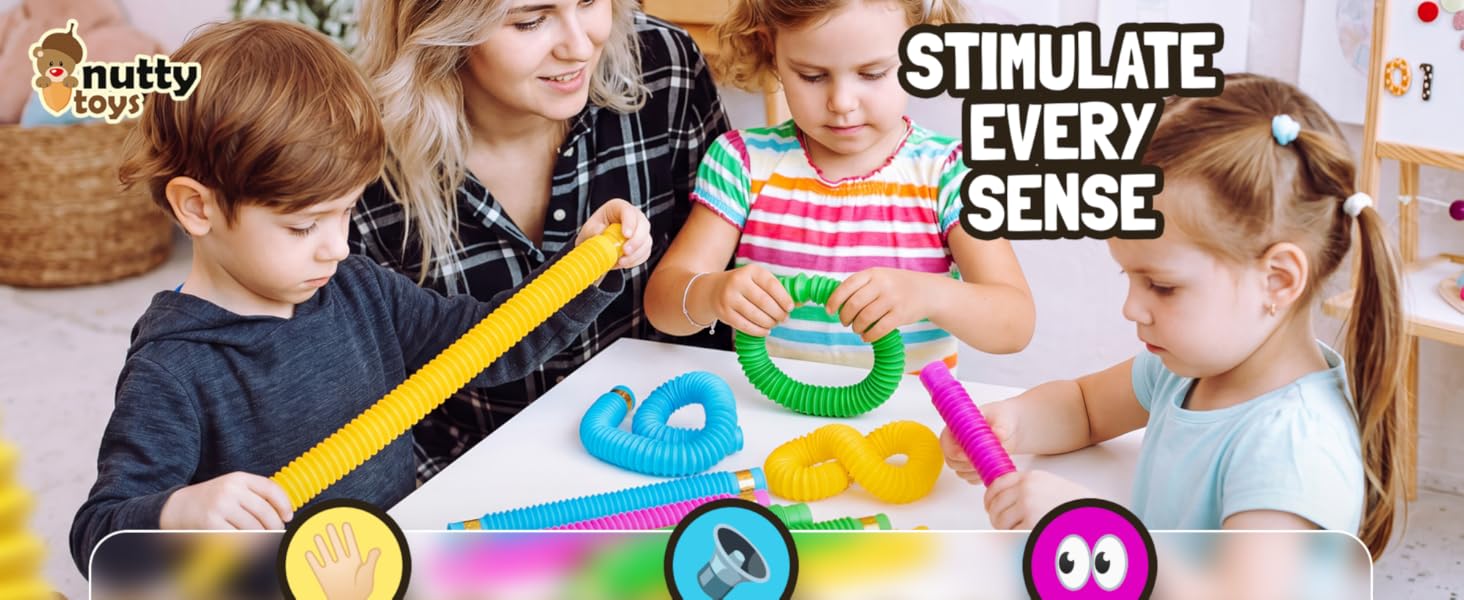 LED Pop Tubes Stocking Stuffes Toddler Toys