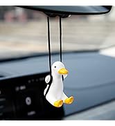 YGMONER Cute Swinging Duck Car Rear View Mirror Hanging Accessories Funny Car Interior Decor Gift...